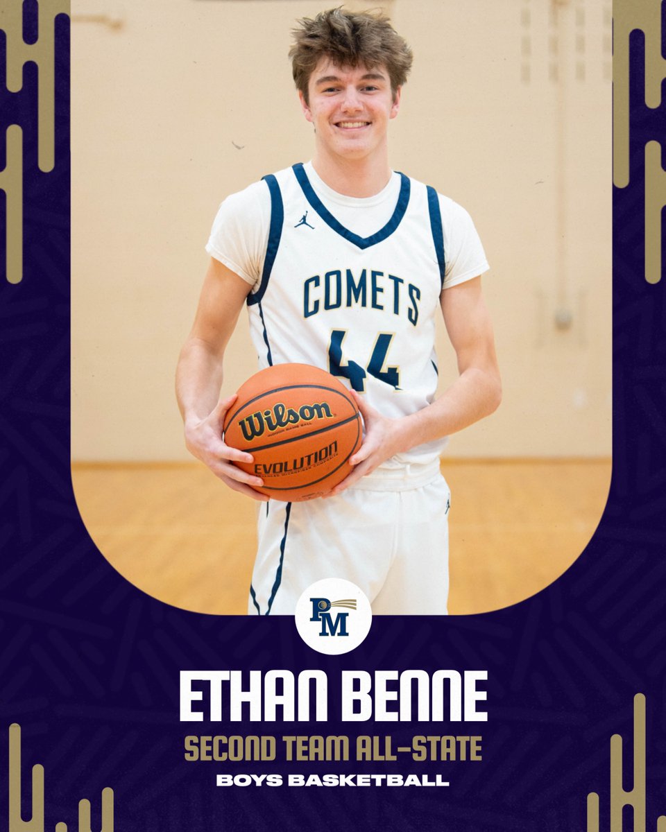 pmcometssports's tweet photo. ALL-STATE!  Congratulations to senior Ethan Benne on being named to the Pennsylvania Sports Writers All-State basketball team.   Benne made the 6A 2nd team. https://t.co/EhuHCfHxh5