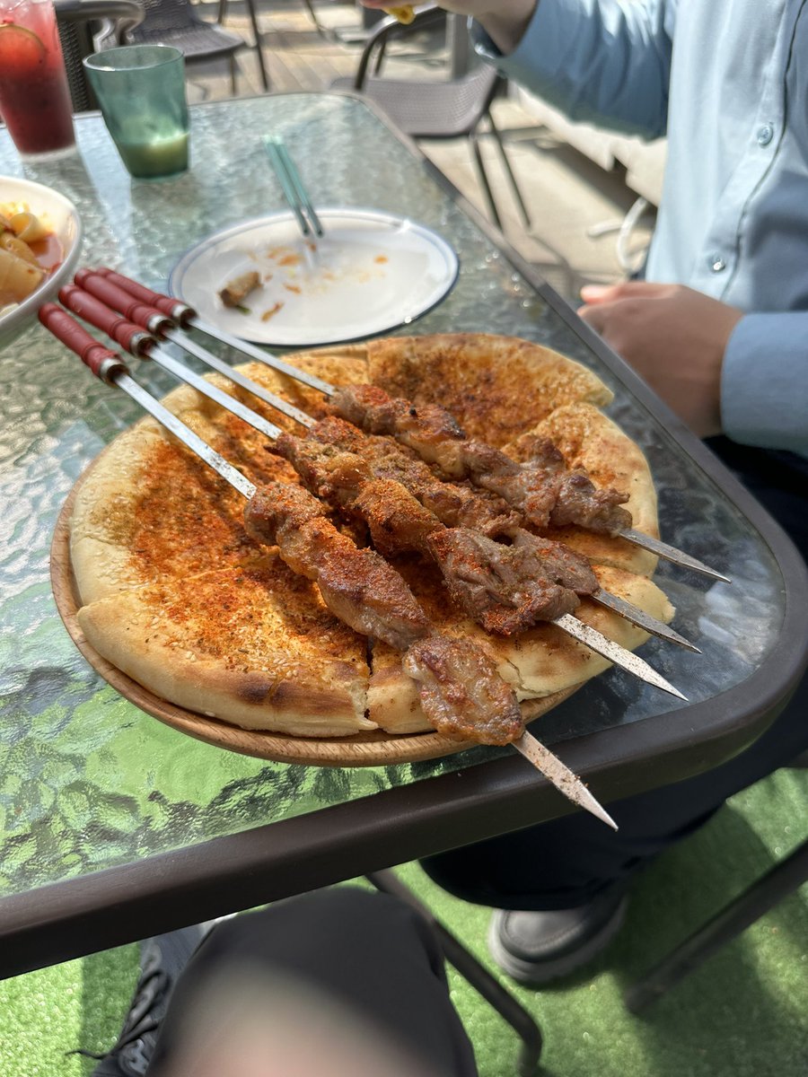 GeopoliticsDH's tweet photo. Ended my latest trip to China 🇨🇳 eating Xinjiang food while waiting for my flight from Beijing.

China is not our enemy. https://t.co/kyv5MbWjRO