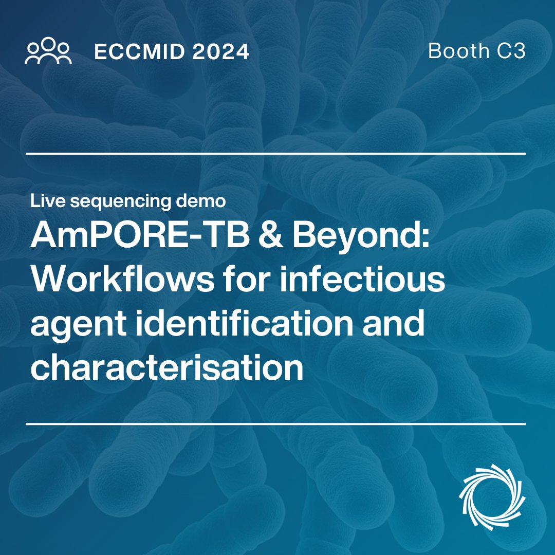 AmPORE-TB is a same day (<6hrs) assay for the identification of Mycobacterium tuberculosis and antimicrobial resistance markers. Join us during one of our demos at #ECCMID2024 to learn about this new end-to-end workflow coming later this year: bit.ly/3Q40TaI