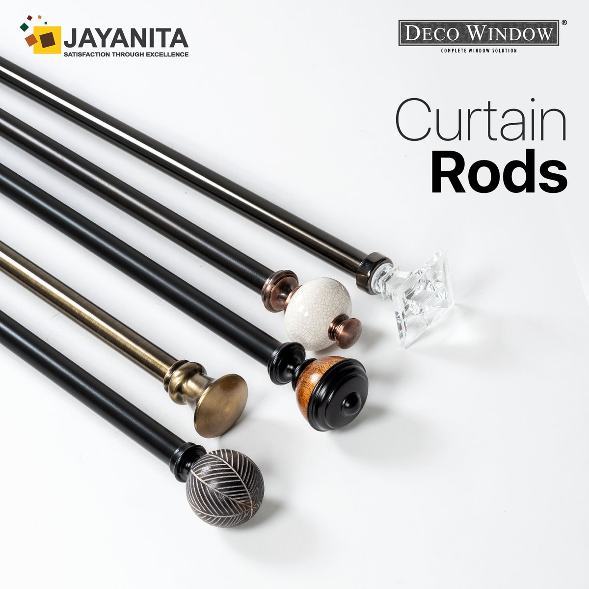Decowindow's tweet photo. Deco Window Extendable Curtain Rod is the perfect blend of strength, style, versatility and is adjustable up to 144.

#decowindow #jayanitaExports #HomeDecor #WindowTreatments #InteriorDesign #Exporter #WindowCovering #interiors #CurtainRod https://t.co/MrSkrUySt6