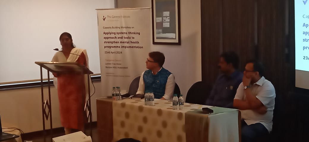 Mukherjee_Anki's tweet photo. The District Mental Health Team from Vikarabad and Sangareddy districts in Telangana came together to attend a workshop on applying Systems to strengthen Mental Health Programme Implementation' Thanks to   @AusCGChennai for their support. #systemsthinking  #mentalhealth https://t.co/R1eZNI4miL