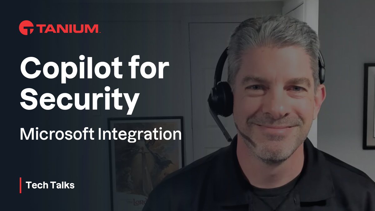 See @Microsoft's #Copilot for #Security powered by @Tanium's real-time data on today's Tanium Tech Talk. High five to @mikefiorina! youtube.com/watch?v=-Ug_9z…
#secops #informationsecurity #informationtechnology