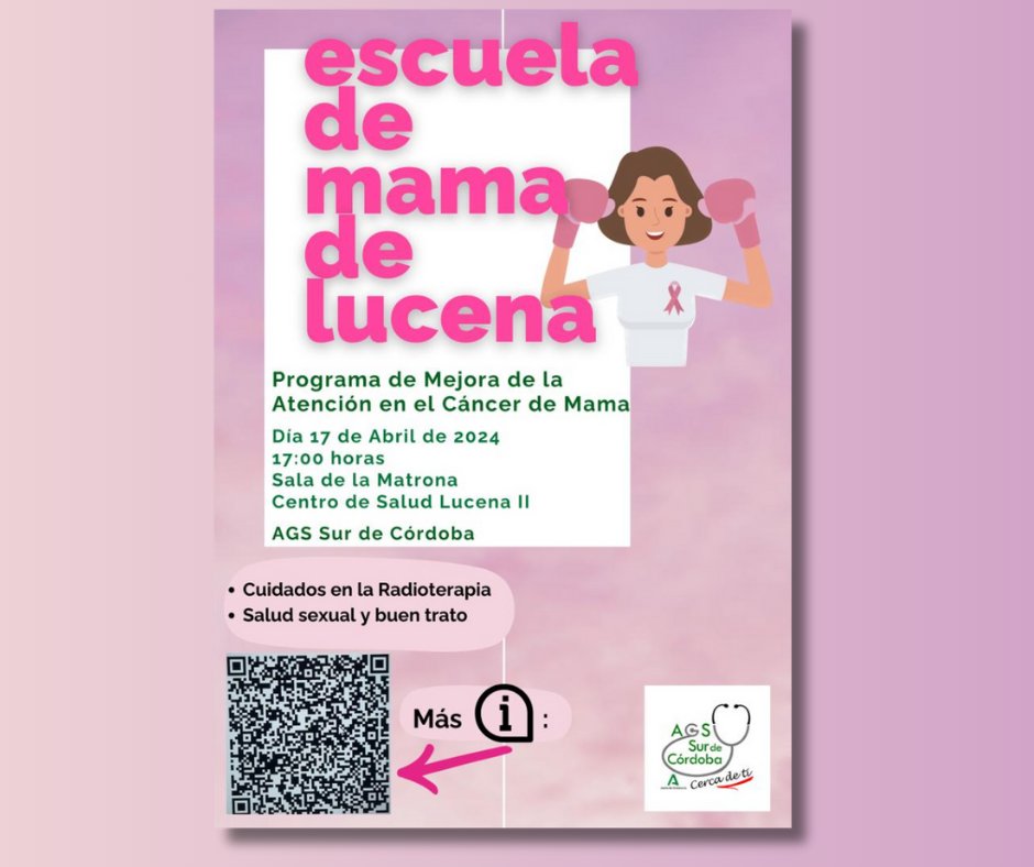 #SaludPúblicaAndalucía
#DoñaMencíaRELAS  #LucenaRELAS
📷El Programa de Mejora en la Atención del Cáncer de Mama del @HospInfantaMarg  continúa su implementación en toda el área.   donde profesionales van realizando los talleres planificados