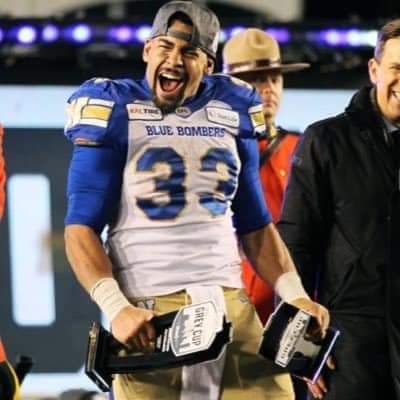 HBD to @Wpg_BlueBombers Alumni Brady Browne (DB 2009-2012), #GREYCUP Champs (TOR 2017), #CFL ALL-STAR Lirim Hajrullahu (KP 2014-15), (WPG 2019, 2021) Drew Desjarlais (OL 2019) & 4x #GREYCUP Champ (BC 2011, WPG 2019, 2021, TOR 2022) Andrew Harris (RB 2016-2021). Have a great day!