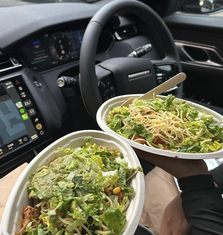 burrito bowls in your car > burrito bowls at home 📸 davinakumal