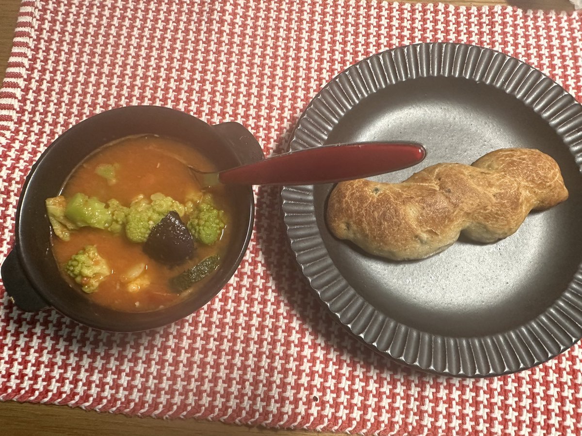 水曜日のOLランチ

野菜スープとパン