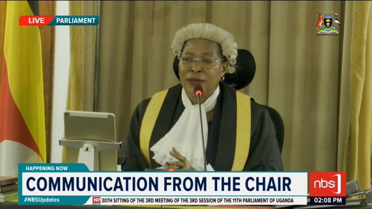 Rt Hon @AnitahAmong on the rationalisation of government agencies: This allegation of saying that MPs were bribed must stop. Nobody was bribed. People did legislation on their own. How do you bribe the whole house? 

#PlenaryUg #NBSUpdates #NBSParliamentLive