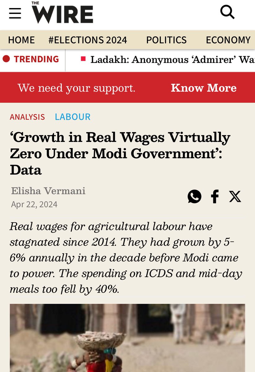 Stagnating real wages, emasculation of the meagre social security network, rising prices particularly of food articles, on top of the highest levels of unemployment mark the Modi decade of growing miseries of the vast majority of our people. At the same time, Modi’s cronies &…