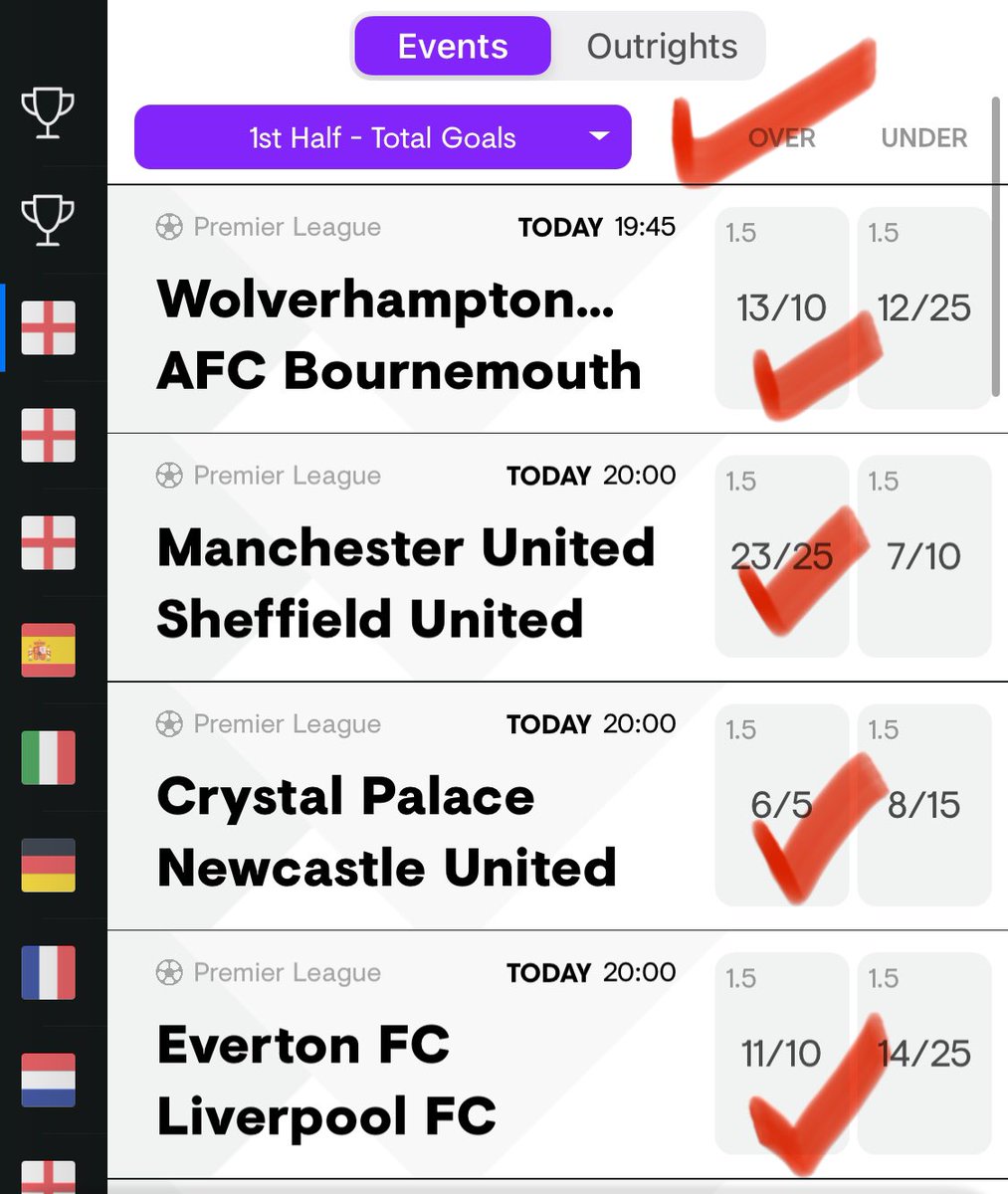 19/1 BOOSTED ACCA TONIGHT 🚀🚀 Let me know if you get BOOSTED ODDS 🎉🎉 Using KWIFF tonight - quick tip go to the prem league then tab FHGS, to all 4 games in one go 🔥🔥 New customers get £30 in surprise bets here 👇👇 bit.ly/3U2lEWQ 18+ Begambleaware #ad