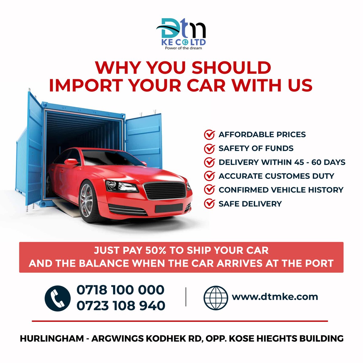 dtmkeco's tweet photo. @polo_kimanii We can find the car you want and import it for you at the LOWEST PRICE - GUARANTEED!!!

#Imentihouse #Kairo #Thikaroad #The360apartments #karennyamu #juja #Kahawasukari #Runda #ElNino #Kitengela https://t.co/FNU1nyvhn2