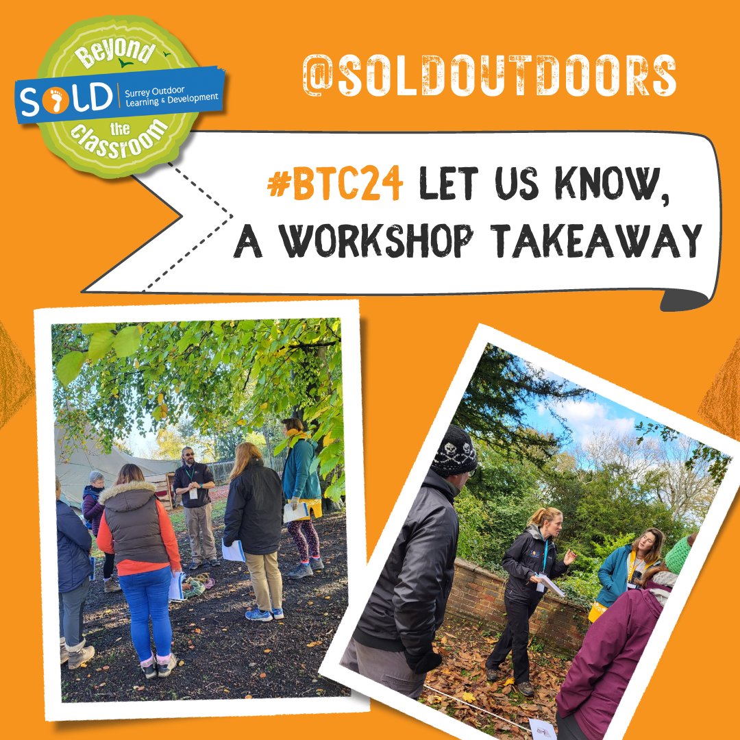 Let us know a workshop takeaway #BTC24 The best workshop takeaway during this morning's session was definitely.... It was eye-opening to realise the impact of...... I believe this new knowledge will not only improve..... Can't wait to start implementing... #SOLDoutdoors