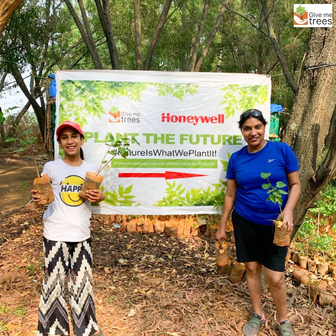 Give me trees and Honeywell did a transformative plantation drive at the Honeywell site in Bangalore, painting the landscape with strokes of vitality. With each sapling carefully nestled into the earth, we sowed the seeds of change, cultivating a verdant oasis.💚✨🌱