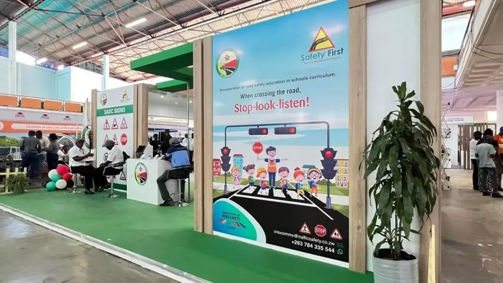 'Discover the elegance of the Traffic Safety Council of Zimbabwe's stand at the Zimbabwe International Trade Fair! A captivating showcase that beautifully reflects their essence and commitment. Truly the highlight of the expo! 🚦✨ #ZITF2024 #RoadSafety #TSCZimbabwe'