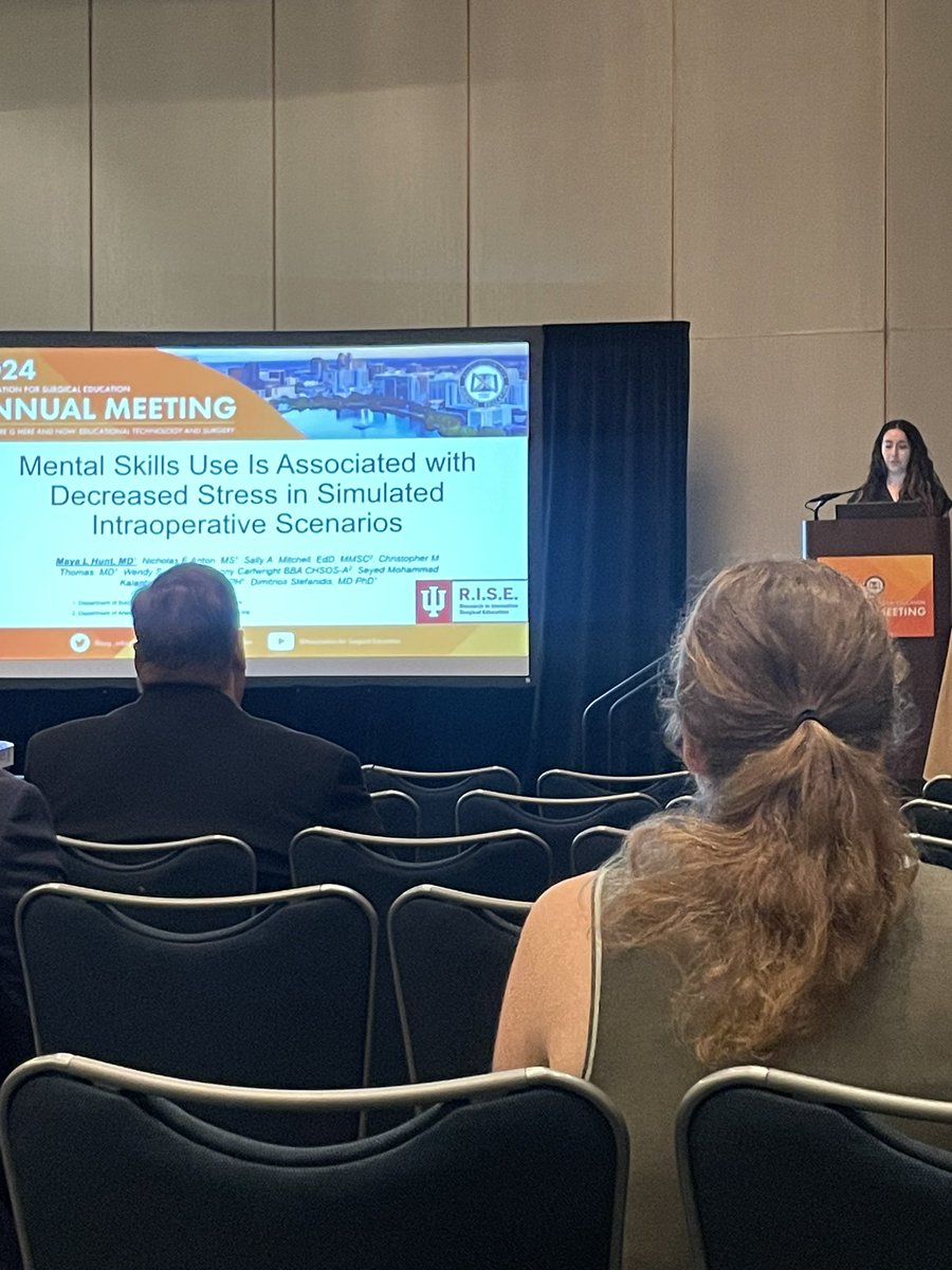 Jasmine (Lee) Ivory, MD (@drjasmine_md) on Twitter photo Interesting work by <a href="/IU_Surgery/">Indiana Surgery -Indiana Univ School of Medicine</a> Education Fellow Dr Maya Hunt! Reducing stress for trainees in the OR is imperative for adequate learning! Interesting work by <a href="/IU_Surgery/">Indiana Surgery -Indiana Univ School of Medicine</a> Education Fellow Dr Maya Hunt! Reducing stress for trainees in the OR is imperative for adequate learning!