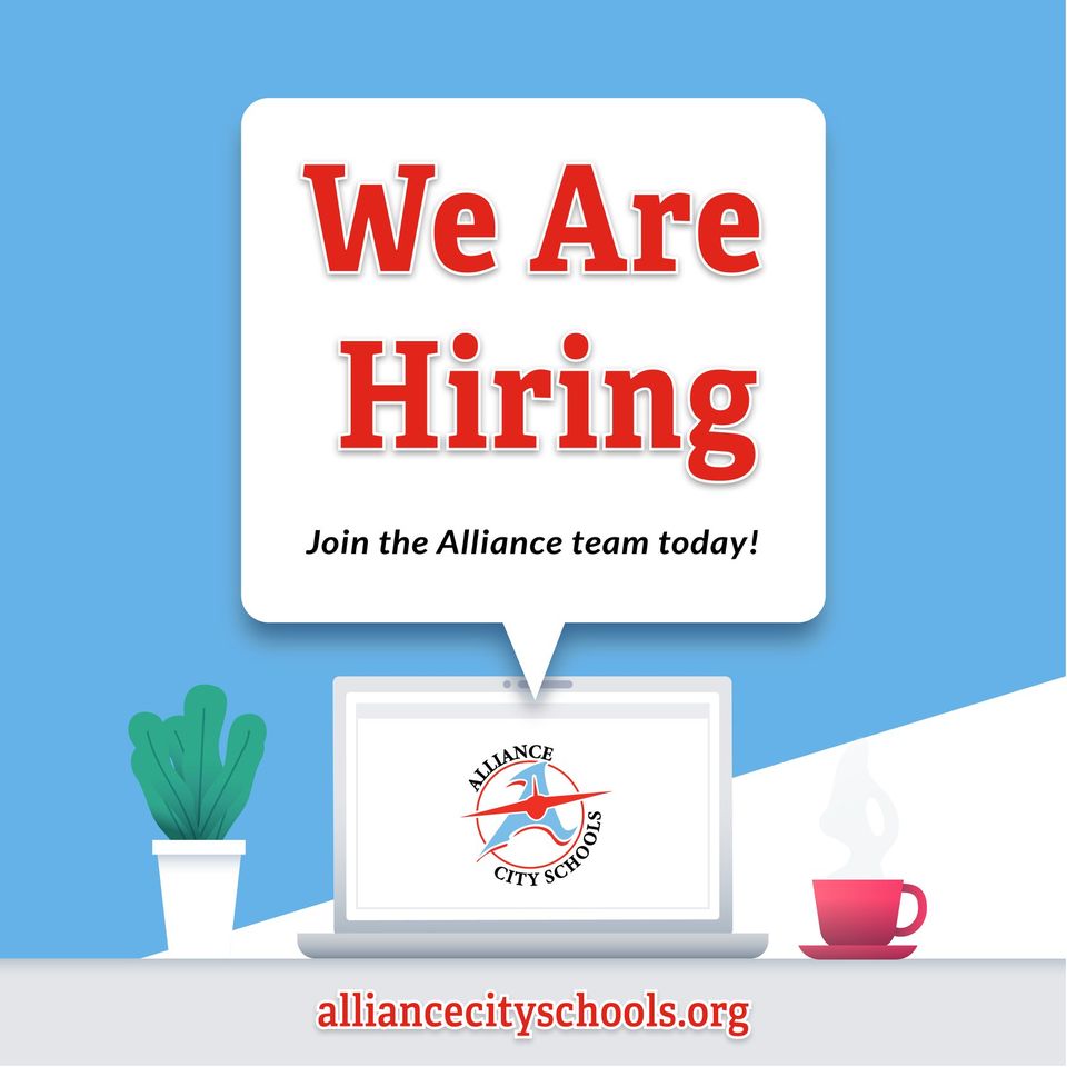 We're hiring for the following positions! - School Psychologist - Speech Language Pathologist - Seasonal Summer Employees Click the link for more information and to apply: alliancecityschools.tedk12.com/hire/Index.aspx #RepthatA