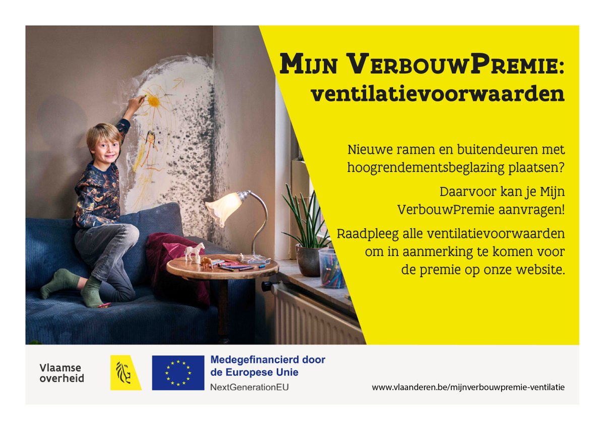 VEKA_Vlaanderen's tweet photo. Isoleren? Dat betekent ventileren! Ook voor Mijn VerbouwPremie voor ramen en buitendeuren is dit een belangrijke voorwaarde 👇Lees er alles over op https://t.co/DNOZdtXYf2

@Woneninvl https://t.co/00a6dIjk5A