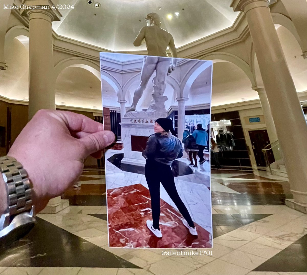 Taylor Tomlinson strikes a pose with David <a href="/CaesarsPalace/">Caesars Palace</a> #lasvegas. 

#taylortomlinson #comedy #standup #comedy #comedian 

#vegasgram 

#movielocations #movielocation #filmscout #filmscouting #locationscouting #locationscout 
 #travel #vegas #lasvegas  #nvfilm #filmnv