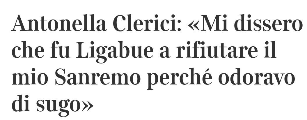 Una volta si è rifiutato di venire a Genova perché più sudi e più sai di pesto.