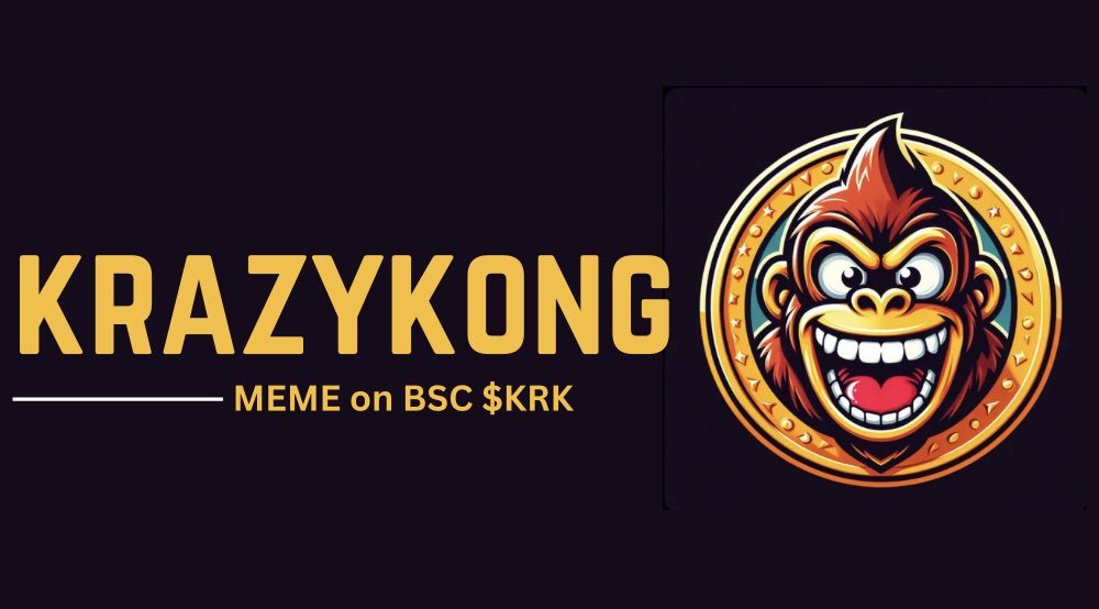 krazykongBSC's tweet photo. 🌟 Meet Krazykong The first king  coin on Binance 🌟

 $KRK - the kong -inspired meme coin! 🌿 Launching soon,
Stay tuned for updates and be among the first to hop on board the krazykong rocketship! 🚀 #ComingSoon #KrazykongBSC https://t.co/5XkBZBme7l