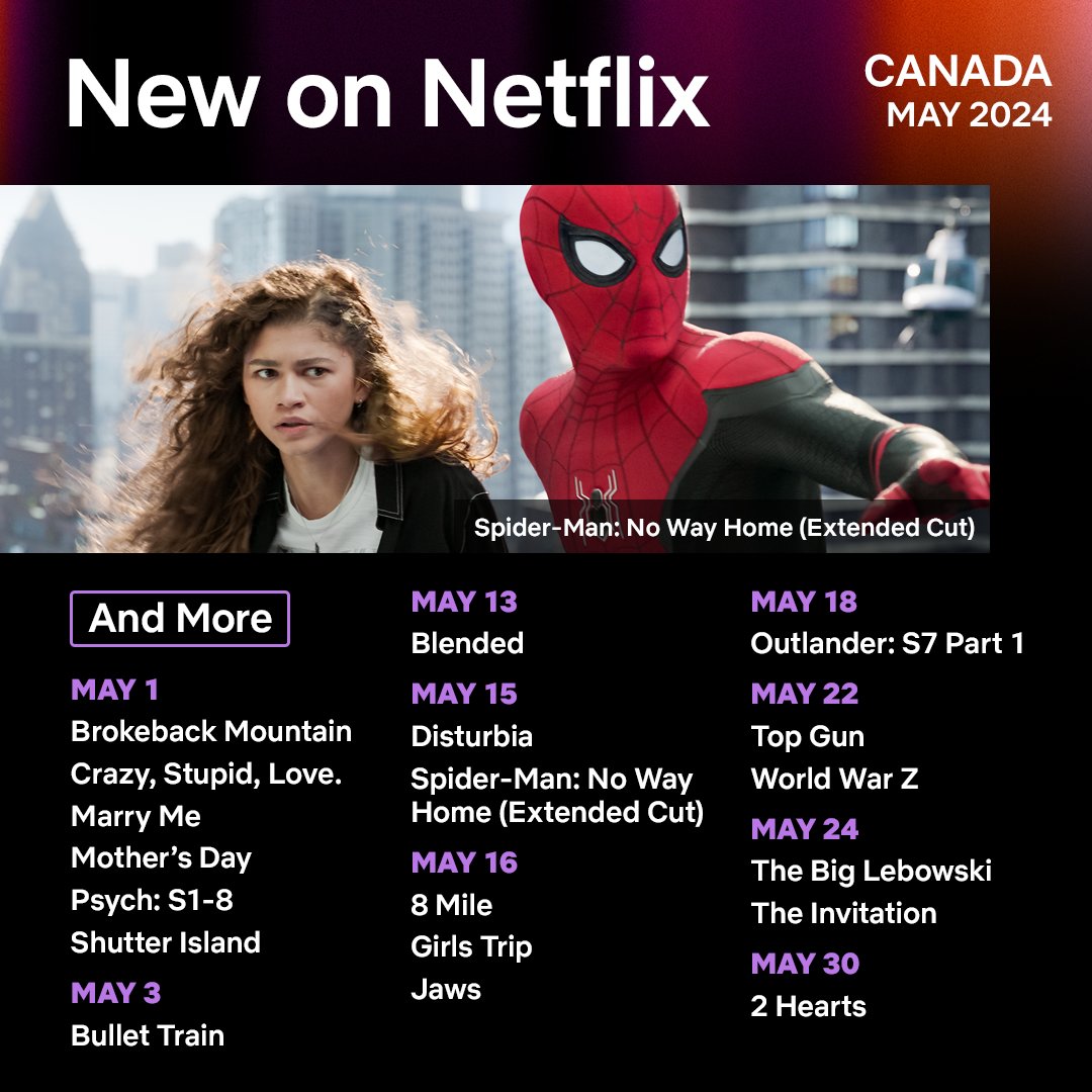 Netflix_CA's tweet photo. May is for blooming wallflowers 🌼 here's a sneak peek at what's coming to Netflix in Canada next month https://t.co/FKntV8Rdwy