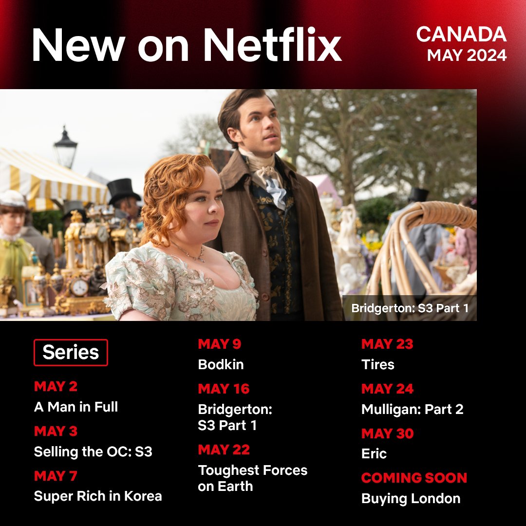 Netflix_CA's tweet photo. May is for blooming wallflowers 🌼 here's a sneak peek at what's coming to Netflix in Canada next month https://t.co/FKntV8Rdwy