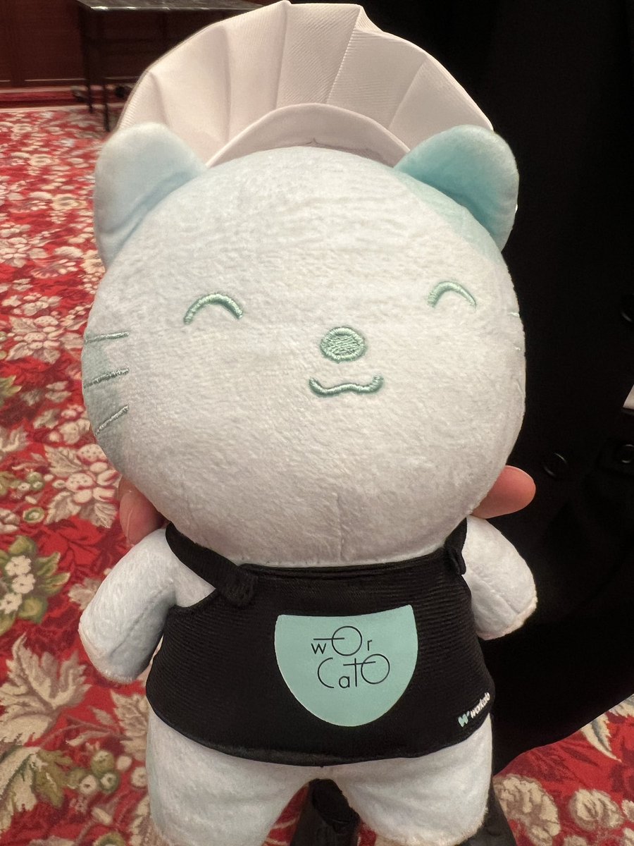 yokawasa's tweet photo. Workatoのマスコットキャラが爆誕したようです。名前はWorCatくん
#WorCato #WorkatoJP https://t.co/DvGKFrenlR