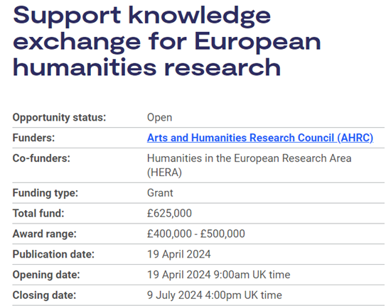 We’re working with @HERA_Research to find a Knowledge Exchange Facilitator that will help: ✅ Bring together European projects ✅ Develop knowledge exchange activities ✅ Strengthen European humanities community Apply now: orlo.uk/4cfB3