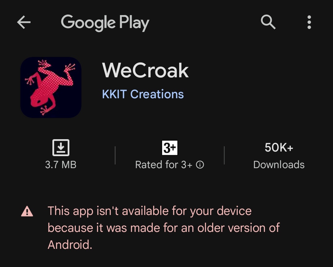 zionlowo's tweet photo. @WeCroakApp I found your app while reading an article but can't download it @WeCroakApp https://t.co/wvTsnjQZcN