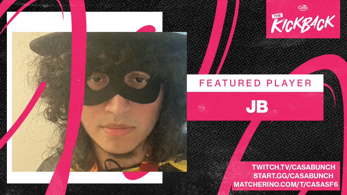 Mr Steal Your Round. 🏡🌪️ If you were looking for high-level Street Fighter 6 on the ladder this week, you’re in luck. 🍀 Please welcome this week’s featured player on The KickBack…@TryhardJB! You won’t wanna miss this one! Sign up’s are in the thread. 🧵