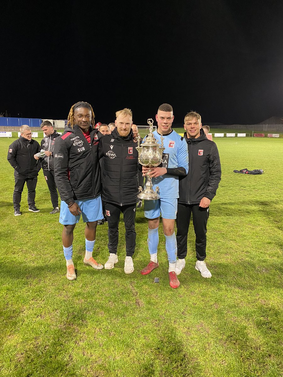 Delighted. All played their part in a season that’s had its downs it finished with the ultimate up, <a href="/OneZackEllisGK/">Zack Ellis</a> was class last night and the other two played their part. I’m just lucky enough to have coached them this season. <a href="/InverurieLocos/">Inverurie Loco Works FC</a> #goalies #aberdeenshirecupwinners