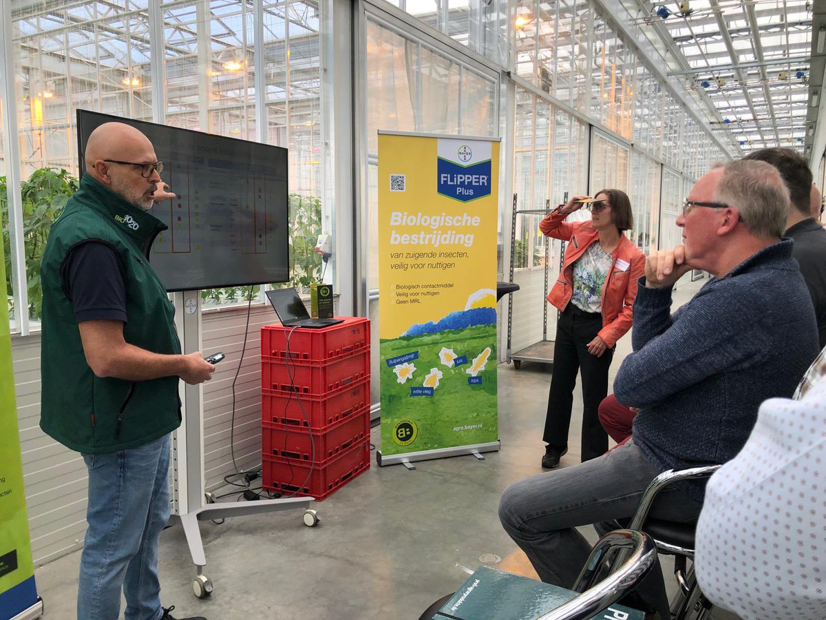 Dag 1 van de Gewasbeschermingsdagen in het #worldhorticentre in Naaldwijk zijn gestart. #BayerCropNL #TeamBayerBenelux aanwezig met #BiologicalsbyBayer #Serenade #FlipperPlus #Xentari ochtendprogramma adviseurs middag-avond  telers 
Organisatie #GlastuinbouwNederland en #Vertify