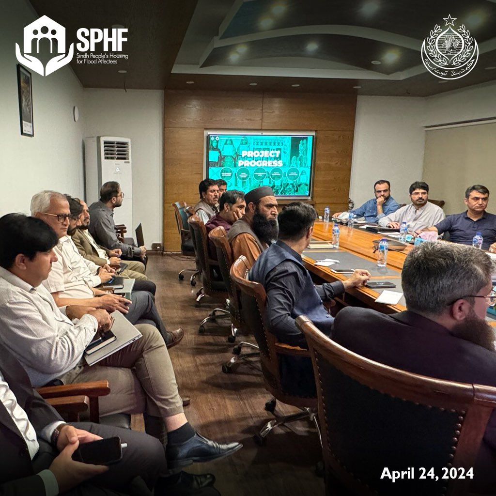 The Housing Reconstruction Unit, established by the Government of Baluchistan, visited SPHF to learn from the practices of Sindh Peoples Housing. They seek to incorporate these lessons into their approach to constructing houses for areas affected by floods. #SindhPeoplesHousing