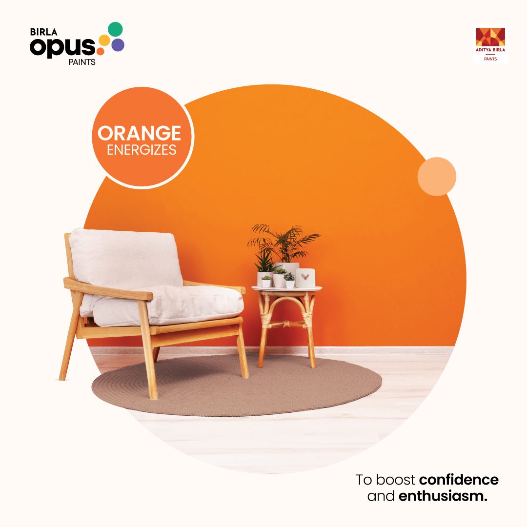 Orange is a rejuvenating blend. We associate orange with sunset shades or the refreshing taste of tangerines. As one of our brand colors, the zesty nature of orange symbolizes our enthusiasm to go above and beyond.

#BirlaOpusIsHere #BirlaOpusPaints #ShadesExplained