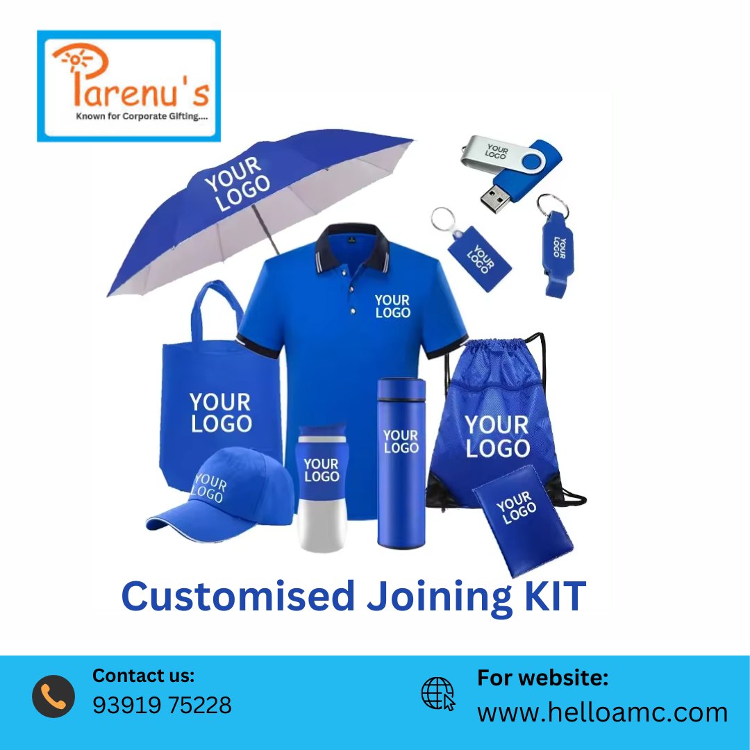 Order Corporate Gifts Online for your Employees or Clients at best & affordable prices.
Call Now for Installation : 9391975228

#parenus #corporategifting #joiningkit #employeekit #newjoinee #bag #waterbottle #diary #customgifts