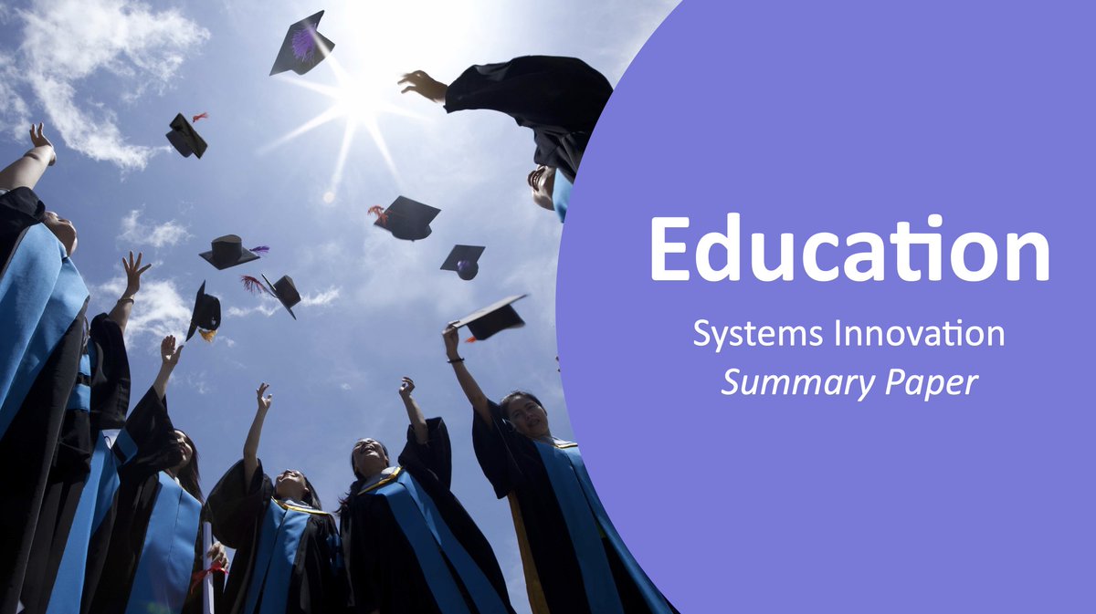 Next week we host the first event in our newly forming Si Education hub. Today we want to share this position paper to introduce you to what we mean by systems innovation in the context of education: t.ly/6fNG9 Full info on the event is here: t.ly/S3Ap8