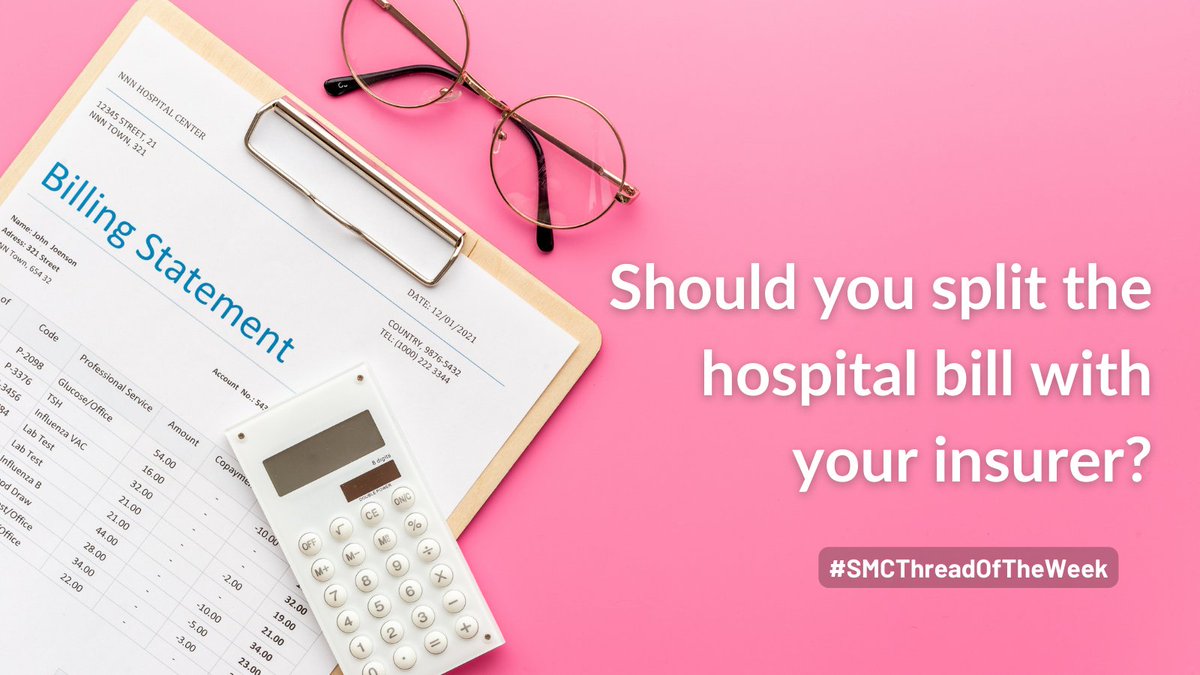 Here’s what can lead to a HUGE shock during claims! 😳

THIS clause in Health Insurance can make you pay
A part of your own claim!!

Let’s simplify
In today's #SMCThreadOfTheWeek

Read on👇

#claims #premium #copay #healthinsurance #healthcare #hospitals