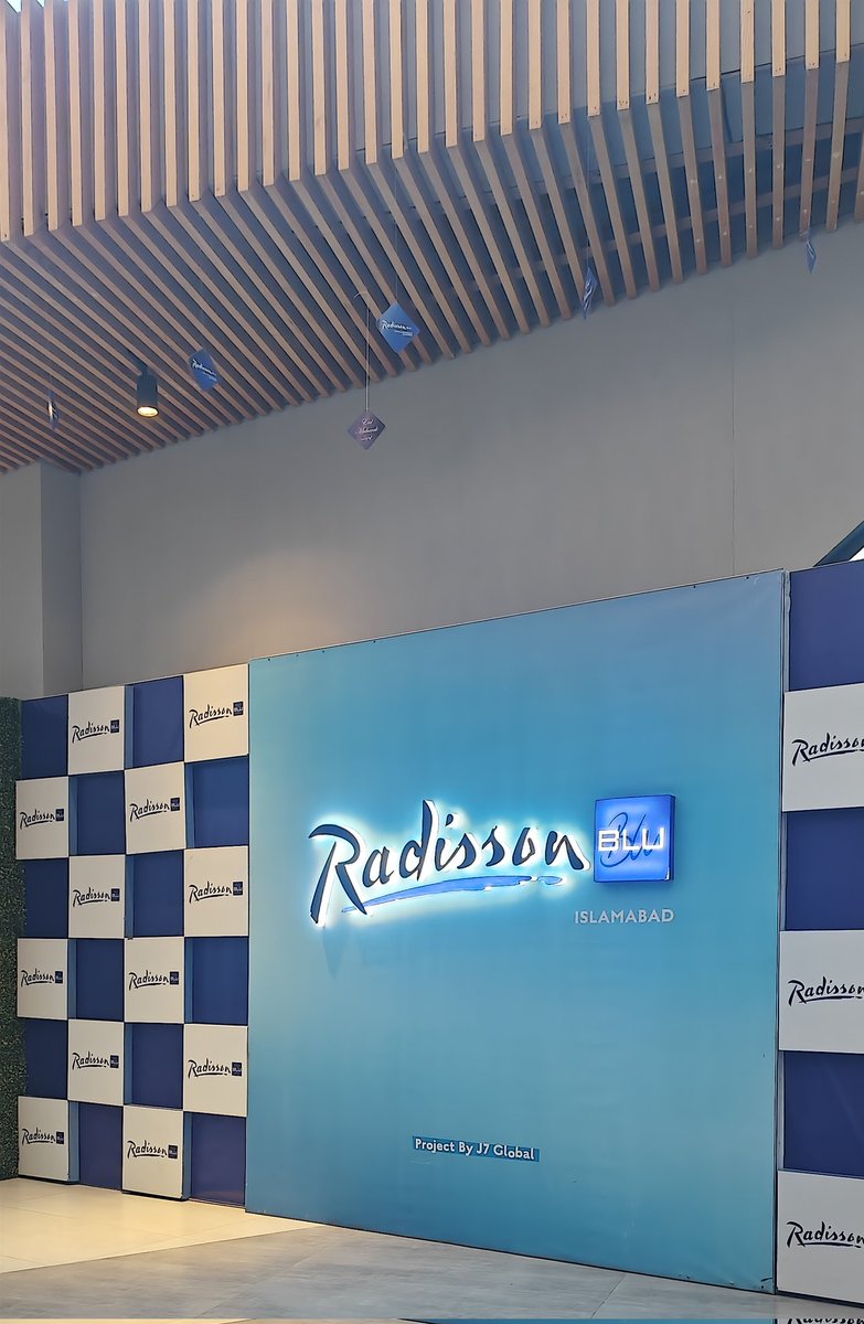 At Radisson Blu site office Islamabad