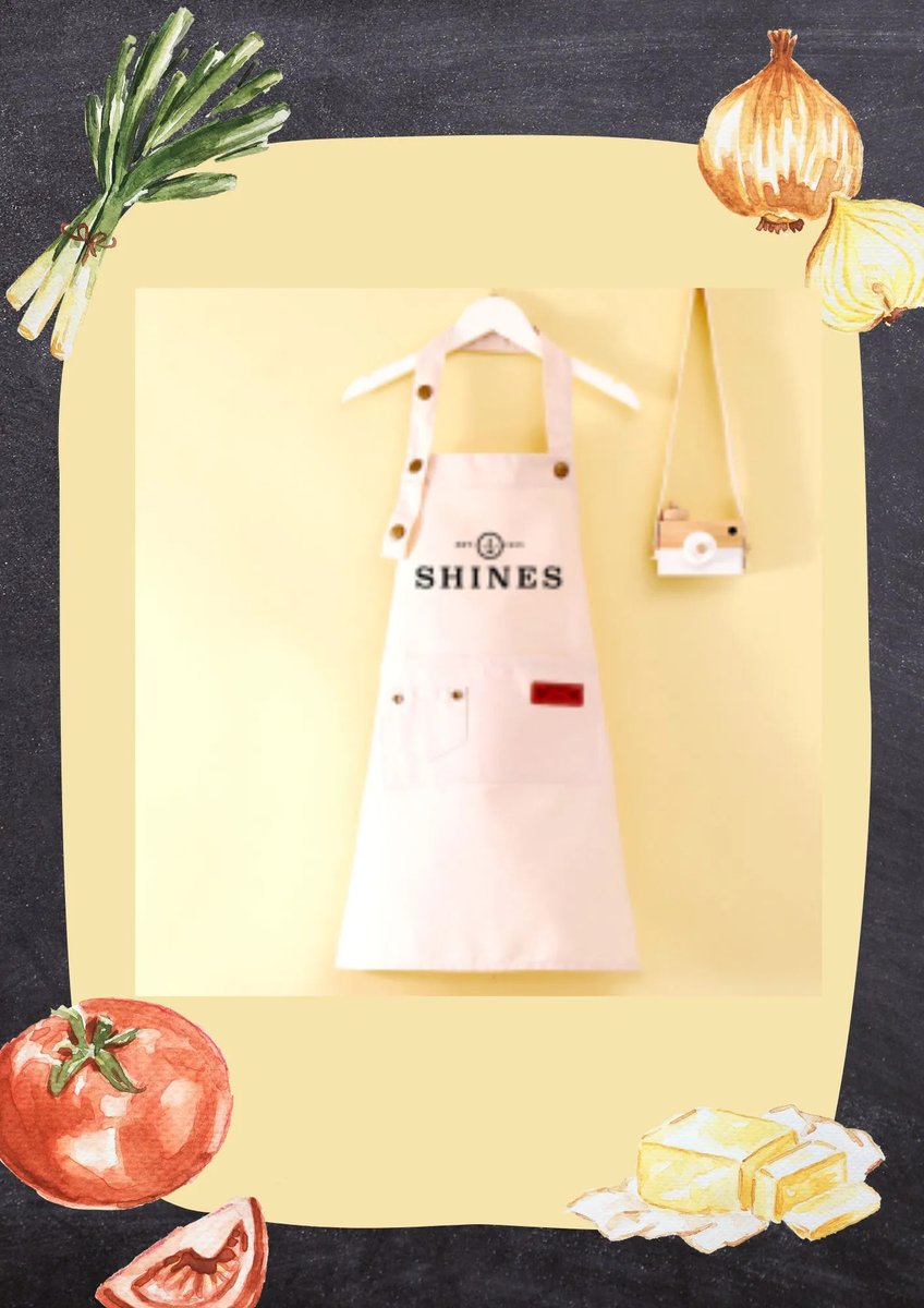 Great gift ideas for kids! Our #Shines CHILDREN’S APRON come in black or cream and have adjustable neck buttons and pockets. A brilliant way to get kids cooking! Check them out in our Gift Shop at shinesseafood.ie