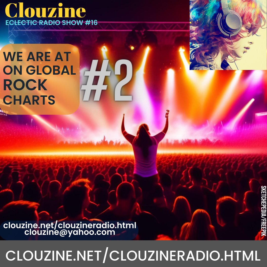 Harika haberler.. uluslararasi radyo programlari listelerinde iki dalda 2. siraya yukseldik. Our radio show is at #2 in POP and ROCK GLOBAL CHARTS.. Other genres coming this way 📷 Congrats to our peers for their contributions in these genres. Awesome News ! !
