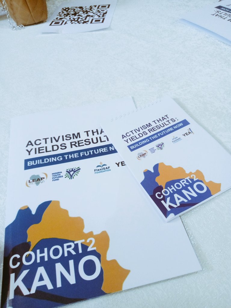 The_UmarNakowa's tweet image. In Kano, Nigeria, for the second cohort of  ‘ACTIVISM THAT YEILDS RESULTS: Building the Future Now' by @Flexisaf_fdn.
#activismtraining #thenigeriawewant  #Empowerment #NYFF
#flexisaffoundation #futurenow