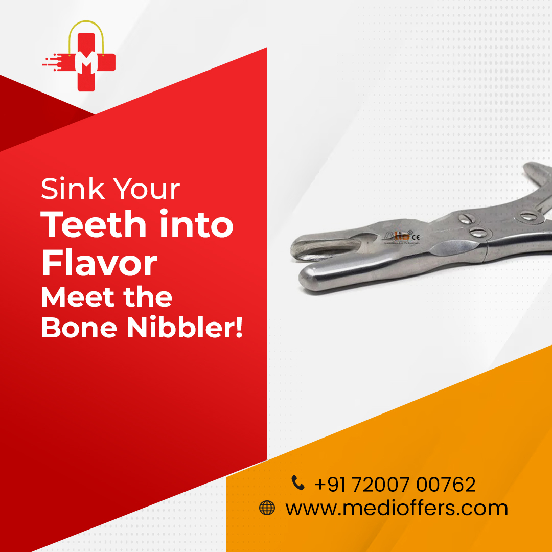 Sink your teeth into the bold flavors of our Bone Nibbler. Contect us : medioffers.com #Medioffers #MedicalEquipment #bonenibbler #bonenibblers