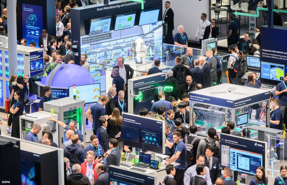 GermanyinUSA's tweet image. Germany's Hannover Messe 2024 is well underway. It's one of the most influential industrial fairs in the world, bringing together over 4,000 companies in mechanical engineering, electrical engineering and digital industries.

#HM24 is placing an emphasis on sustainable industry.