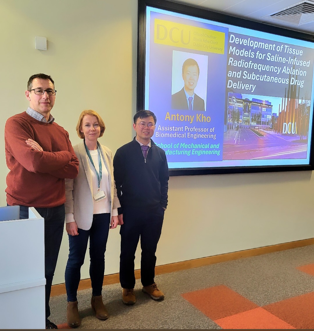 A big thanks to Dr Antony Kho from @DCUEngineering for delivering today's #TransformingChallengesIntoImpact seminar. Great insight and discussion on the power of computational modelling in tissue engineering and biology! @DCU_LSI, @DCUBiodesign and @DcuBiotech, @DCU