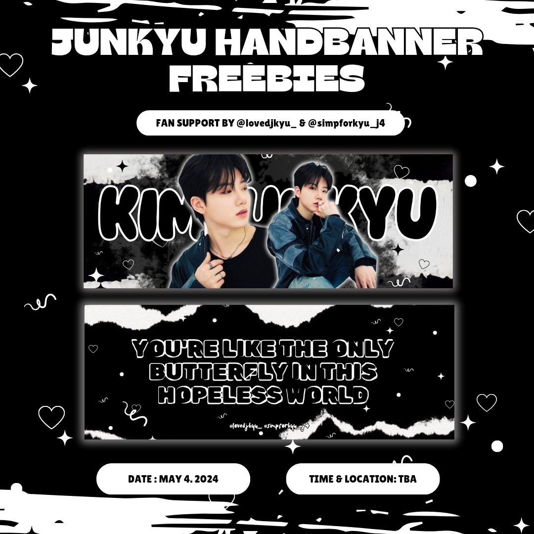 ˏ` #JUNKYU Reboot Hand Banner Freebies! with @simpforkyu_j4 ˏ` #TREASURE_REBOOT_IN_MANILA — 1:1 ratio (limited supply) — time and exact place tba ᎒ see you, teume and kyuties! ♡ — designed by: @Gayle_woobie