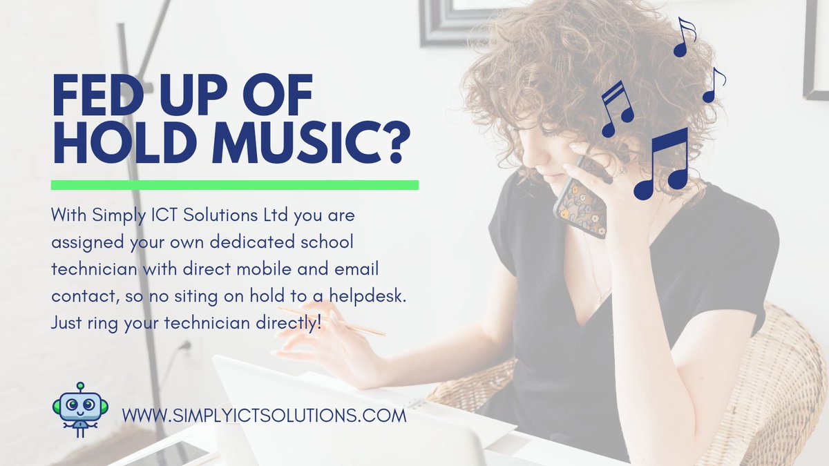 Your IT needs are our top priority 💻

Experience first-class IT support from a team who care.

📧 info@simplyictsolutions.com 
🌐 simplyictsolutions.com 

#ITsupportForSchools #ICTSupport #edtech #SchoolICT #ITSupport #Stockport #Manchester #Tameside #Oldham #Oldhamhour