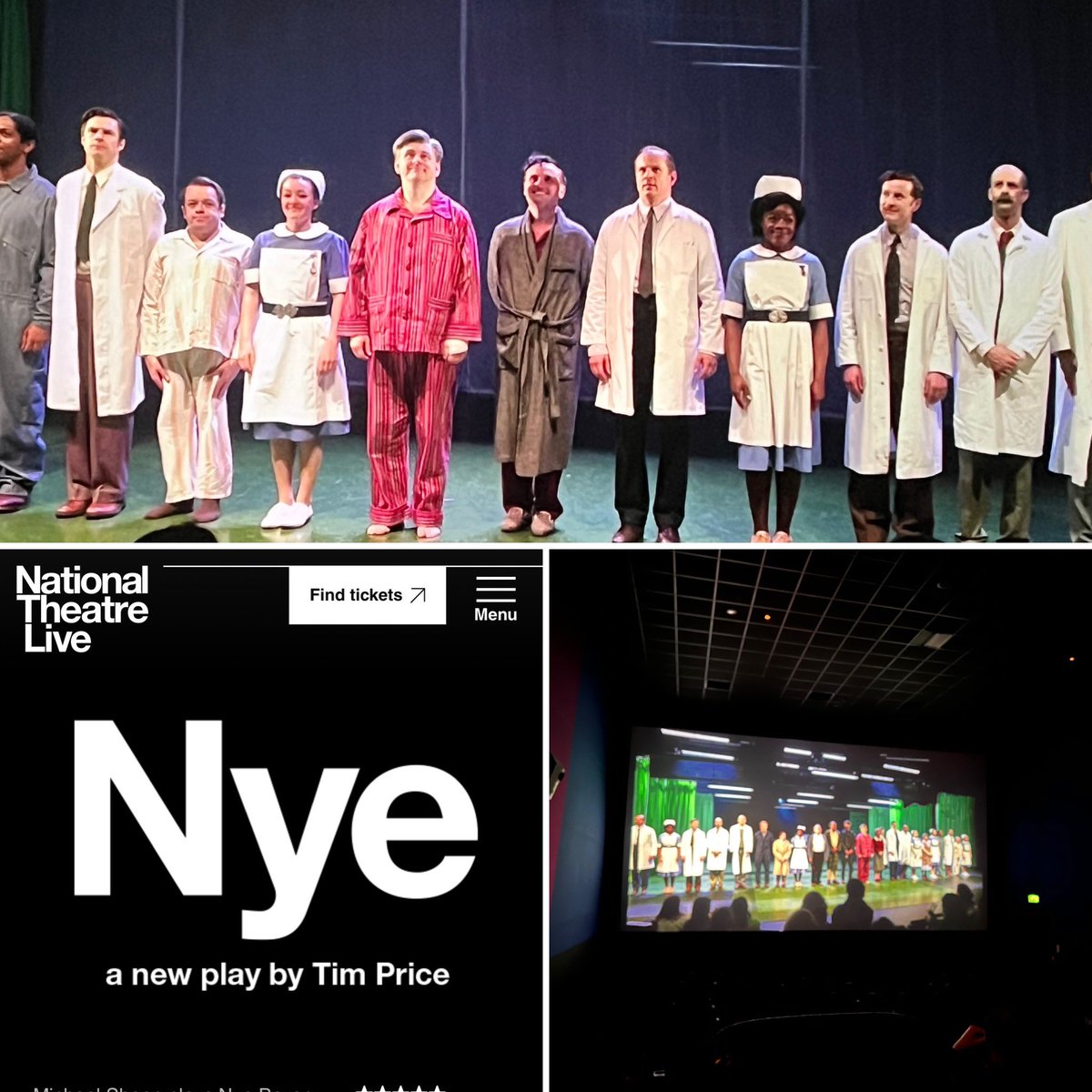 What a fantastic @NTLive @NationalTheatre production of Nye which a few of the team watched last night. Such a brilliant performance by @michaelsheen & the rest of the cast. Proud to work for the #NHS & be part of the #newhospitalprogramme #rdg #rdguk