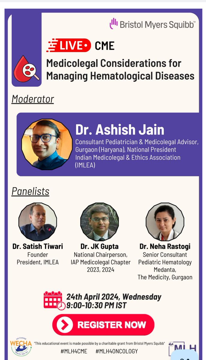 Panel discussion on Medicolegal considerations for managing hematological diseases