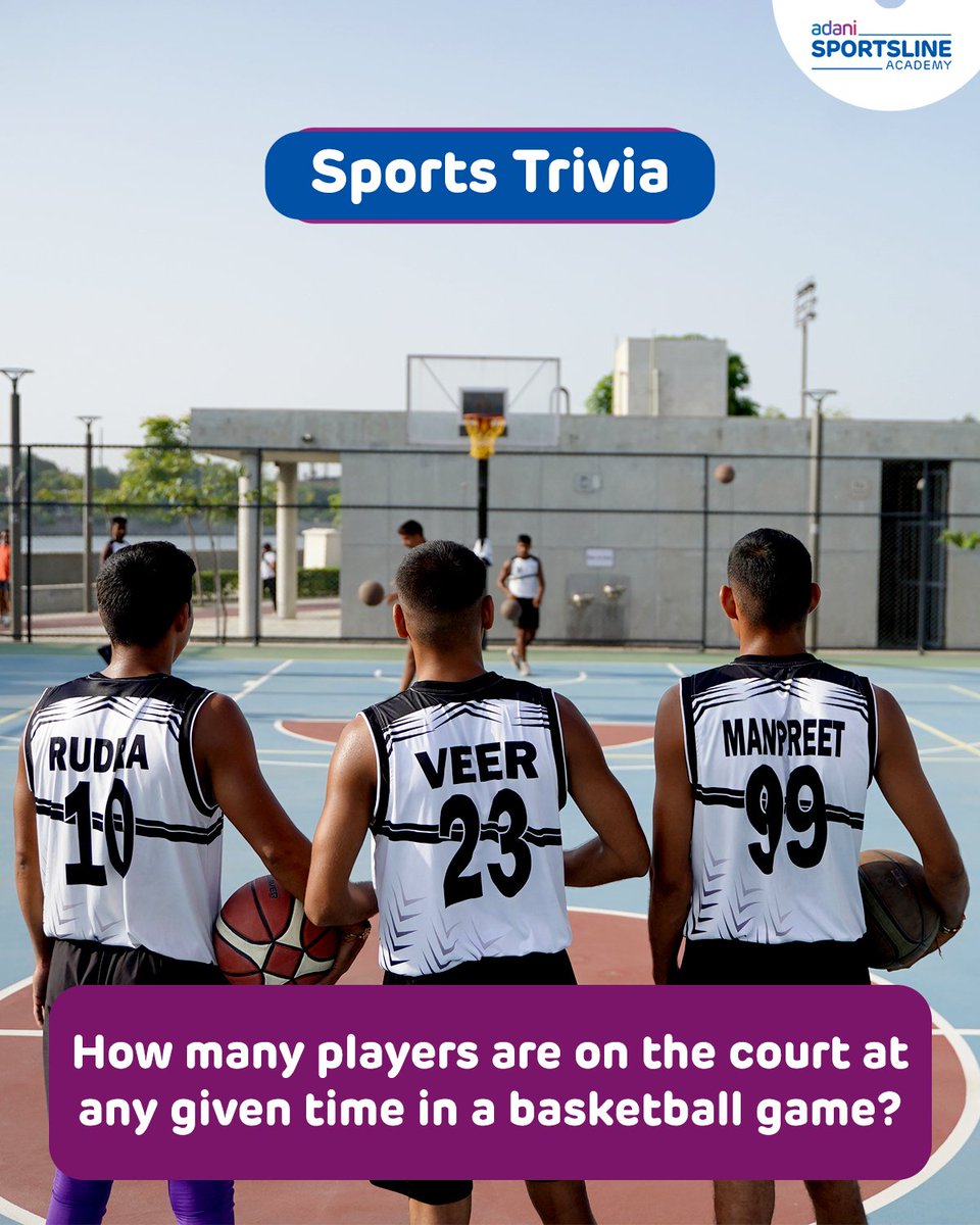 Let’s test your 🏀 knowledge! Let us know the correct answer in comments below! ⤵️ #AdaniSportsline #Adani #Sports