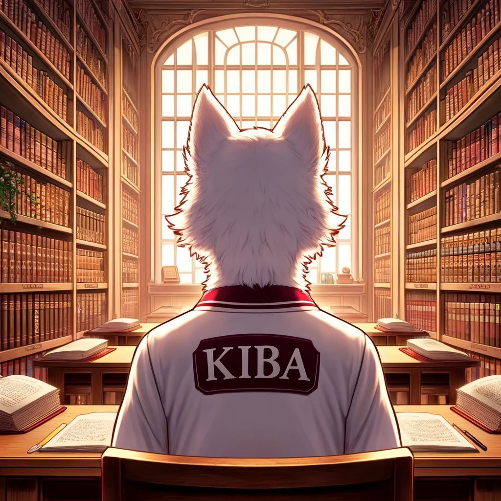 In the hush of the library's embrace,
$KIBA delves deep, seeking wisdom's grace.
Amidst the tomes and whispered lore,
The question echoes, haunting to the core.

'….What if?'

Hearts unite, swords ignite #kibainu