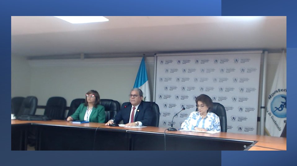 The Guatemala #imPACTReview kicked off yesterday with > 60 participants joining online from @MinSaludGuate @IncanGuatemala @MEMguatemala UNOP @opsoms @OPSGuate and @IARCWHO. MoH Dr. Óscar Cordón Cruz welcomed the experts who will review #cancercontrol capacity and needs in 🇬🇹.